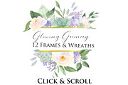 Greenery Bundle with White Flowers, an Illustration by Graphic Blue Bird (Thumbnail 3 of 10)