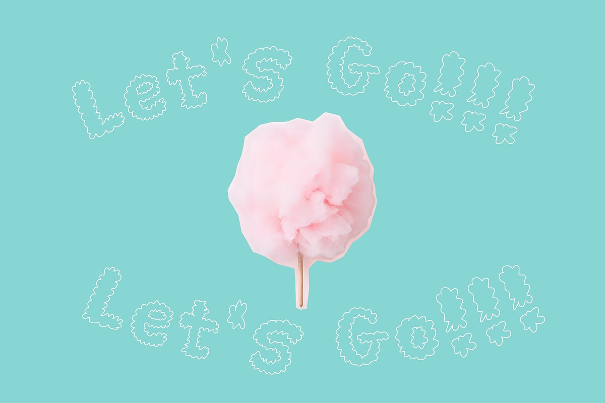 Cotton Candy Cloud Font, a Handwritten Font by Eryn Rose Design (Photo 7 of 10)