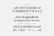 Rischa Unique Luxury Serif, a Serif Font by Cruzine (Thumbnail 7 of 9)