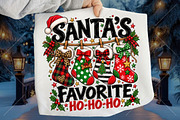 Santa's Favorite Ho Ho Ho Christmas, a Seasonal Illustration by Canvas Craft (Thumbnail 1 of 6)