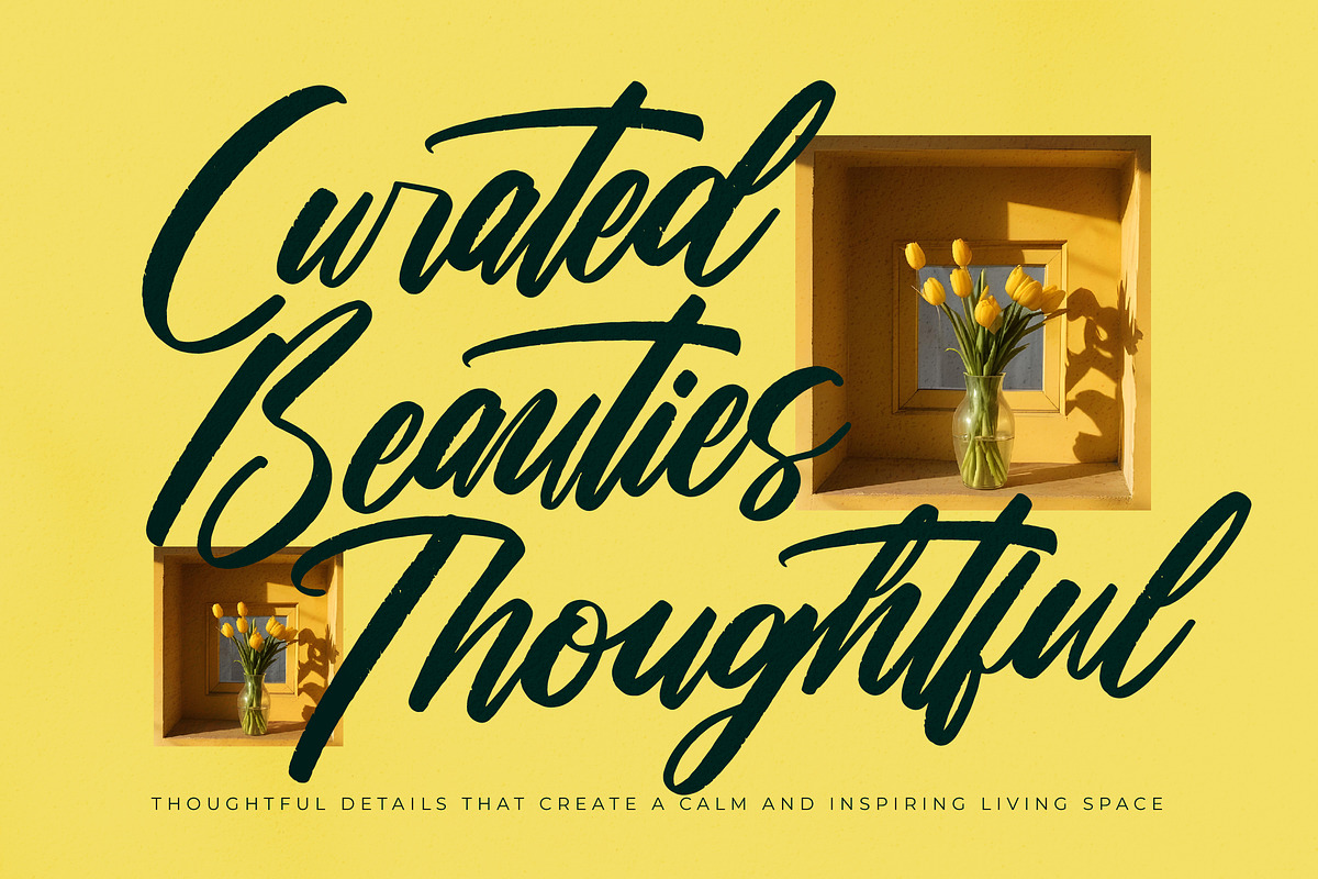 Ciaters Gangster Brush Handwritten, a Script Font by Letterena Studios Script (Photo 10 of 15)