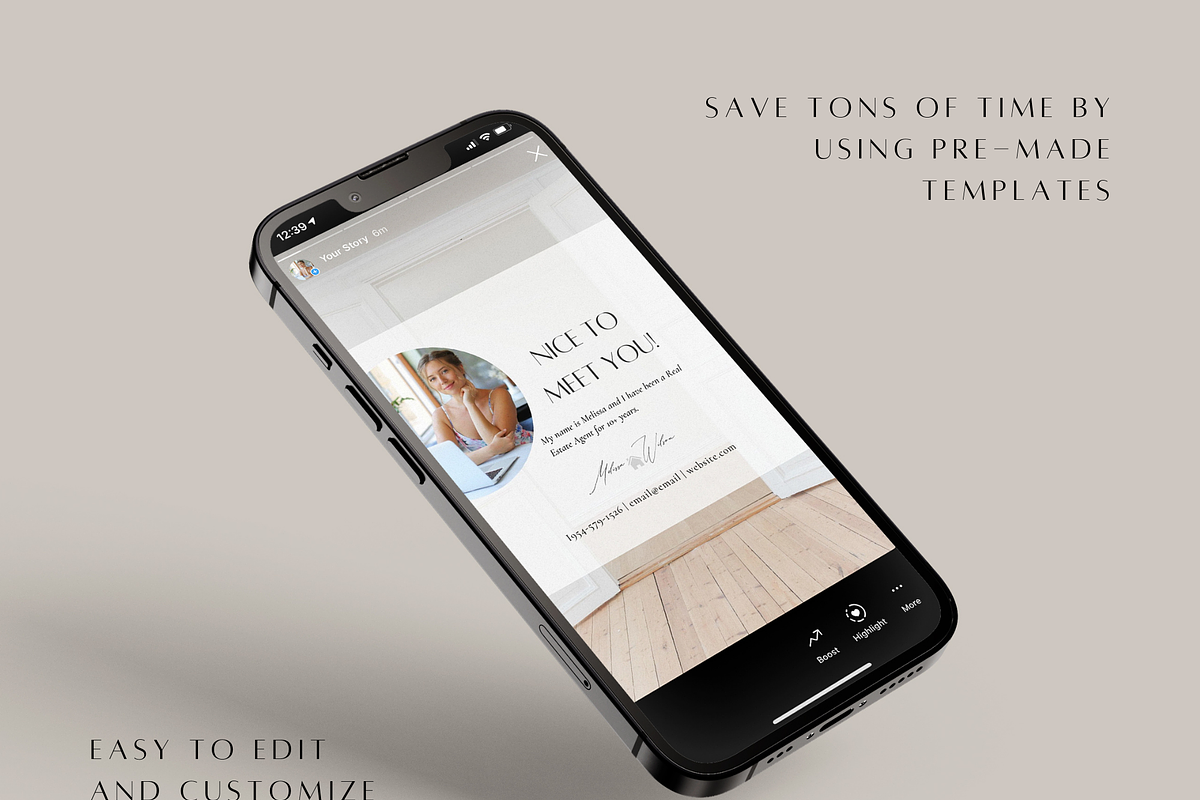 100 Real Estate Stories Template, a Social Media Template by ZoaniDesign (Photo 3 of 11)