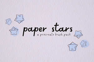 Paper Stars Brush Pack