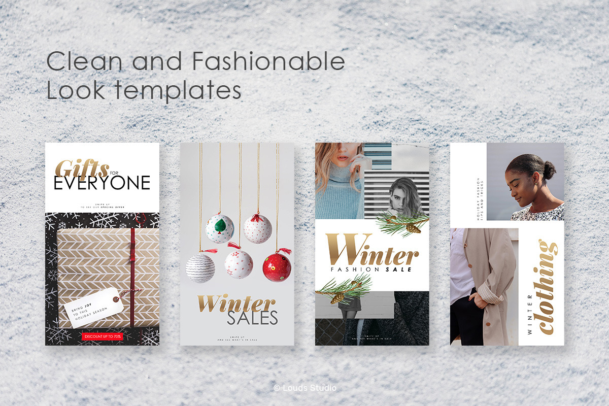 Winter Sale Instagram Stories, a Social Media Template by Louds Studio (Photo 3 of 6)