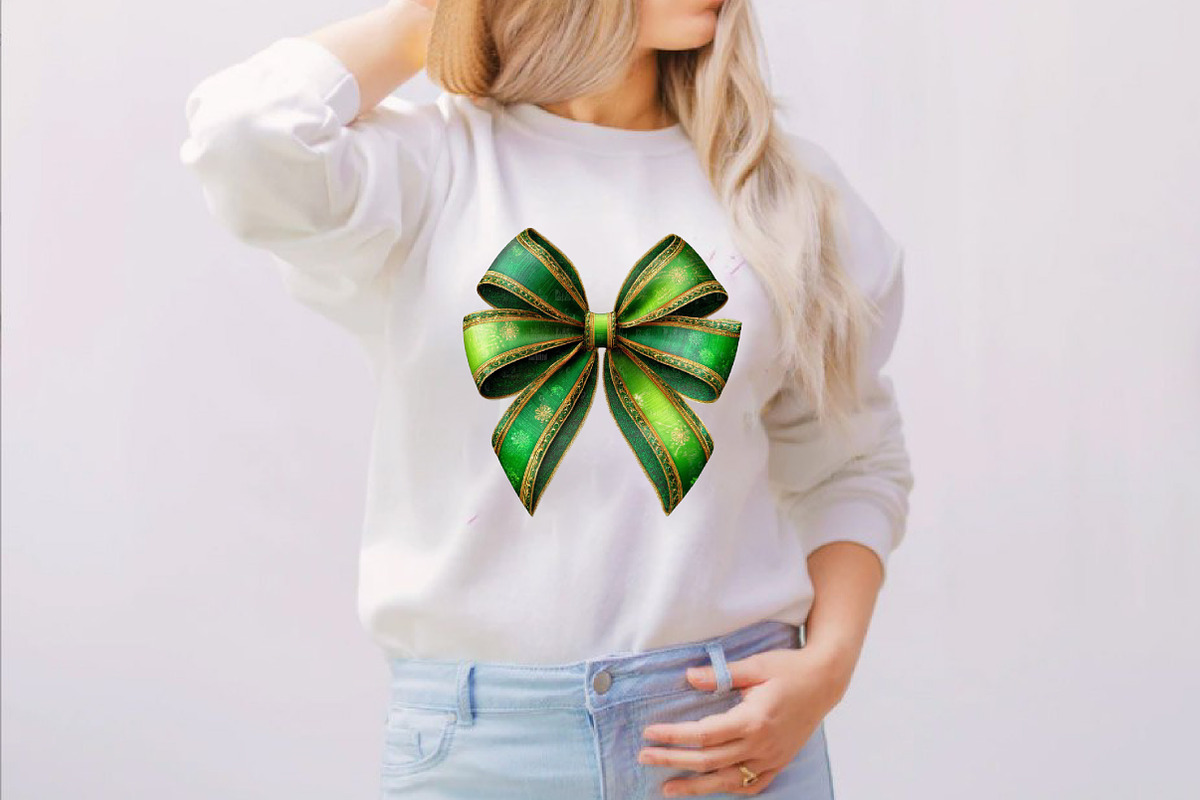 St Patrick's Day Bow Clipart Bundle., an Illustration by SVGArt (Photo 3 of 7)