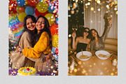 Festive Confetti Overlays, a Texture Graphic by PhotoSpirit (Thumbnail 6 of 8)