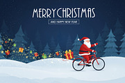 Merry Christmas & Happy New Year PSD, a Social Media Template by Qaseem Zaidi Graphics (Thumbnail 1 of 2)