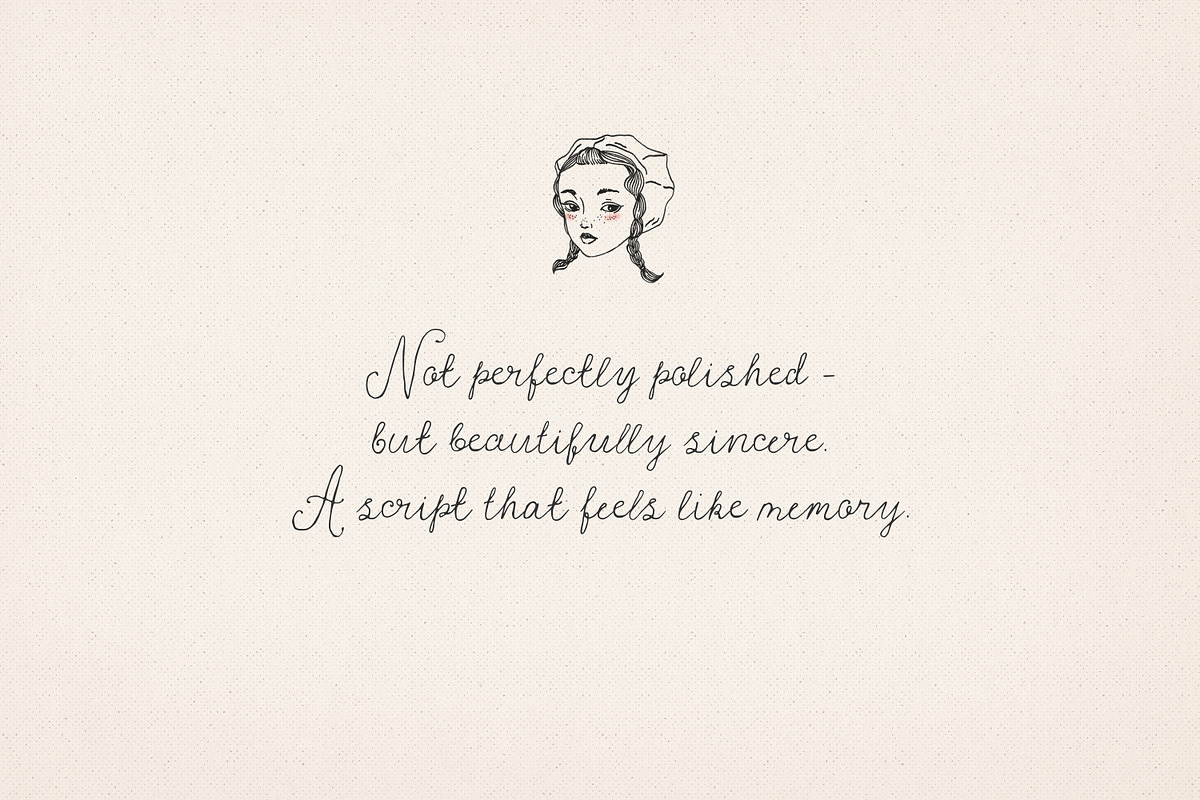 The Paper Doll Vintage Romantic Font, a Script Font by AnMark (Photo 11 of 16)