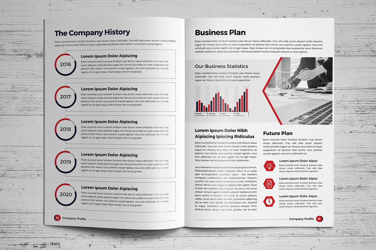 Company Profile Template V7, a Brochure Template by JanySultana (Photo 7 of 14)