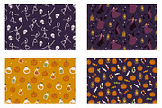 Halloween patterns cards elements, a Pattern Graphic by RevolutionizZed (Thumbnail 14 of 17)