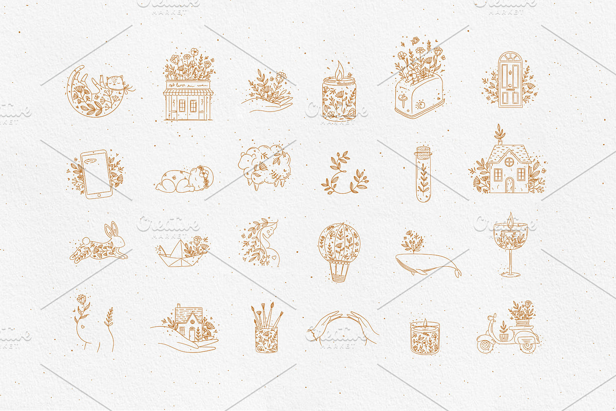 Natural Art Symbols, an Object Illustration by Anna (Photo 2 of 6)