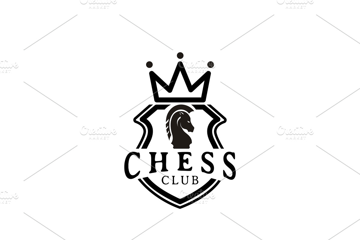 Classic Chess Vintage Logo, a Branding & Logo Template by AlvinStd