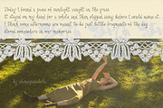 Rue Clementine - curly font, a Handwritten Font by alenaganzhela (Thumbnail 5 of 9)