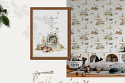 Woodland baby animals Field flowers, an Animal Illustration by 60secondsArt (Thumbnail 15 of 16)