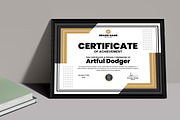 Certificate Design Layout, a Stationery Template by MightyDesign (Thumbnail 1 of 6)