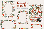 Fall Cottagecore Frames Backgrounds, a Decorative Illustration by whiteheartdesign (Thumbnail 2 of 22)