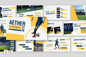Football Club Google Slides, a Presentation Template by Loin Studio