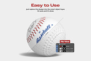 Baseball Ball Mockup Set, a Product Mockup by ForgeDesign (Thumbnail 2 of 7)