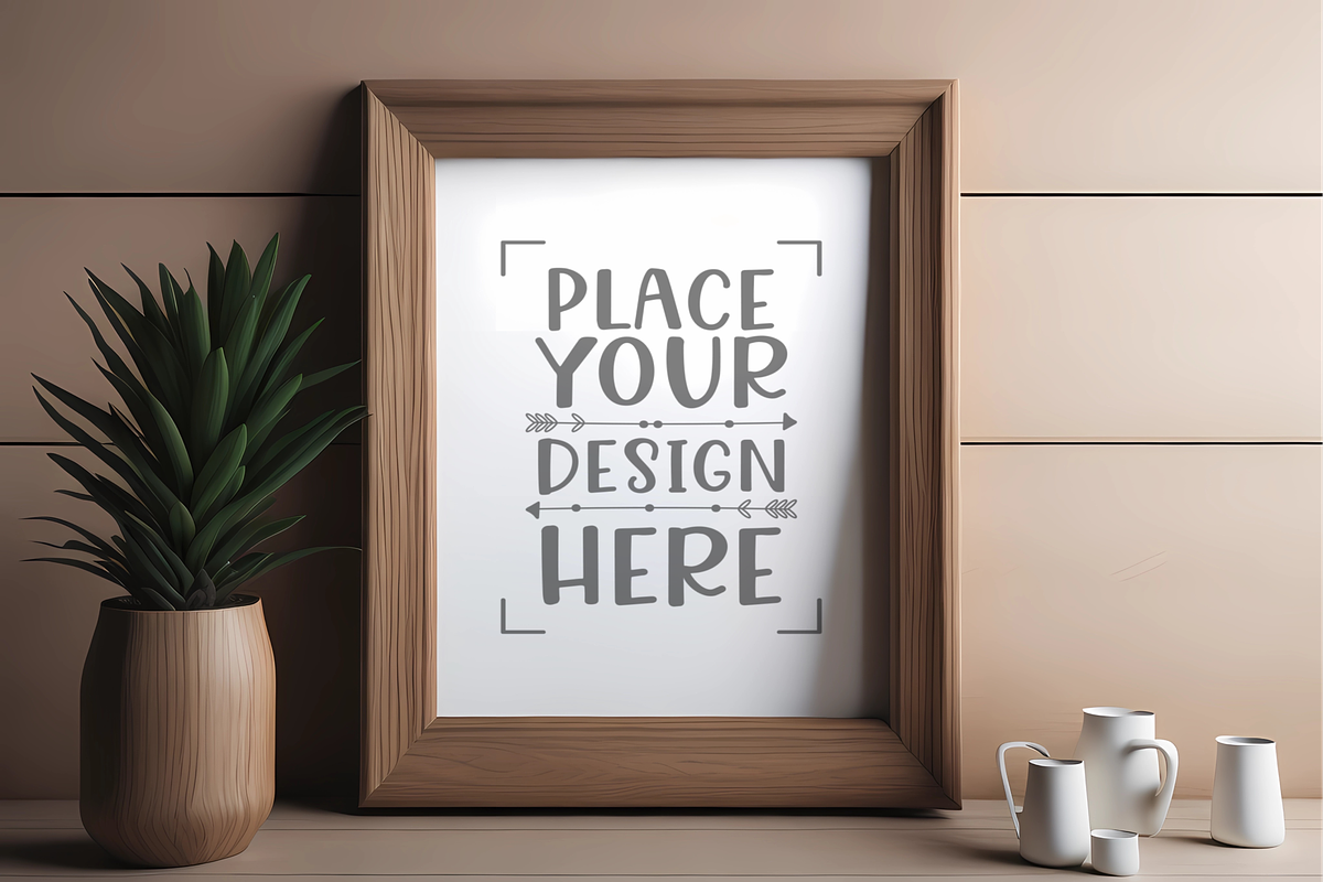 Poster Mockup,Smart Frame Mockup, a Print Template by Ali's Designs (Photo 1 of 5)