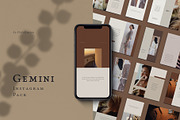 Gemini Instagram Pack, a Social Media Template by SlideStation (Thumbnail 1 of 10)