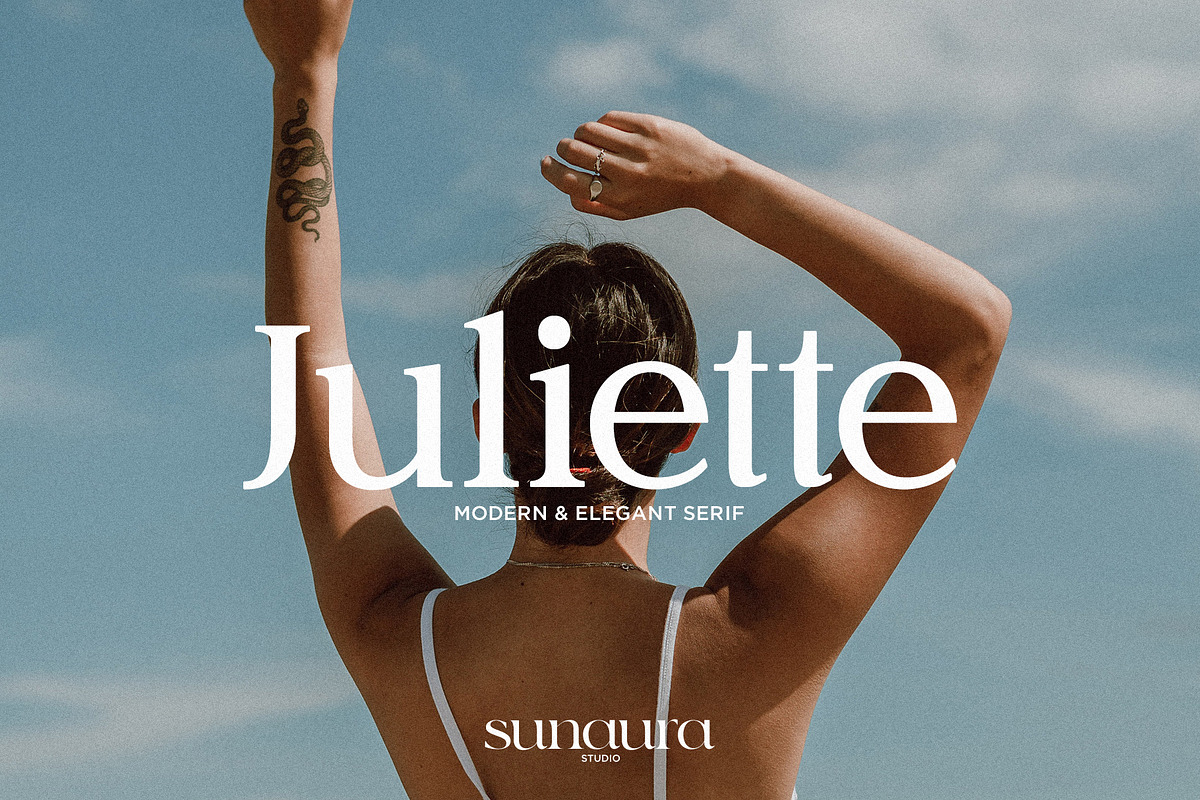 Juliette - Modern & Elegant Serif, a Serif Font by Schrifted Type (Photo 1 of 8)