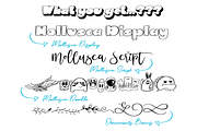 Mollusca Font Trio | Dingbats Doodle, a Script Font by Ardana Creative (Thumbnail 7 of 15)