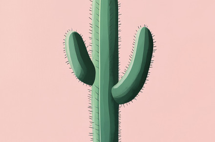 Cactus in pink pot on pastel pink background, a Photo by Dvoevnore photos