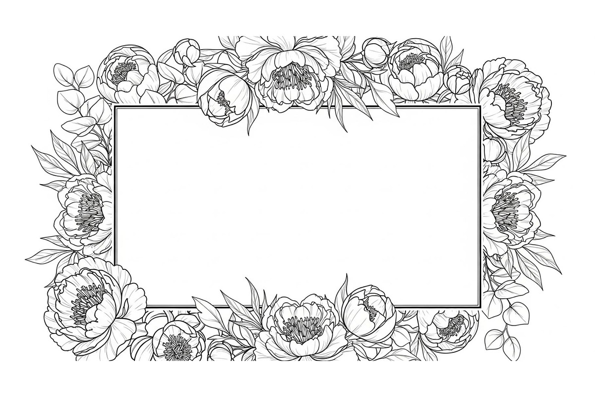 Floral Frame SVG Bundle, an Illustration by Gaye Art (Photo 27 of 31)