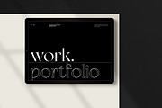 Neue Portfolio & Resume Template, a Brochure Template by Aura Agency (Thumbnail 3 of 11)