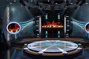 TV Studio Entertainment Set 5