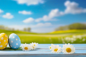 eggs on wooden table, a Holiday Photo by itakdalee