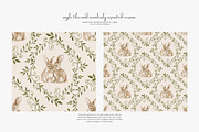 woodland charm seamless pattern set, a Pattern Graphic by Patishop Art (Thumbnail 9 of 10)