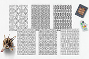 Patterns for coloring PDF,JPG vol-02, a Brochure Template by dnapslvsk (Thumbnail 5 of 6)