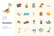 Vacation 3D Icons Set Bundle, an Object Graphic by Aimagenarium@gmail.com (Thumbnail 1 of 21)
