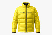 Puffer Jacket Mockup Collection, a Hoody Mockup by graphypix (Thumbnail 2 of 5)