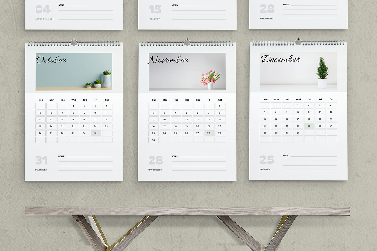 Clean Calendar Design 2025, a Stationery Template by MightyDesign (Photo 4 of 7)
