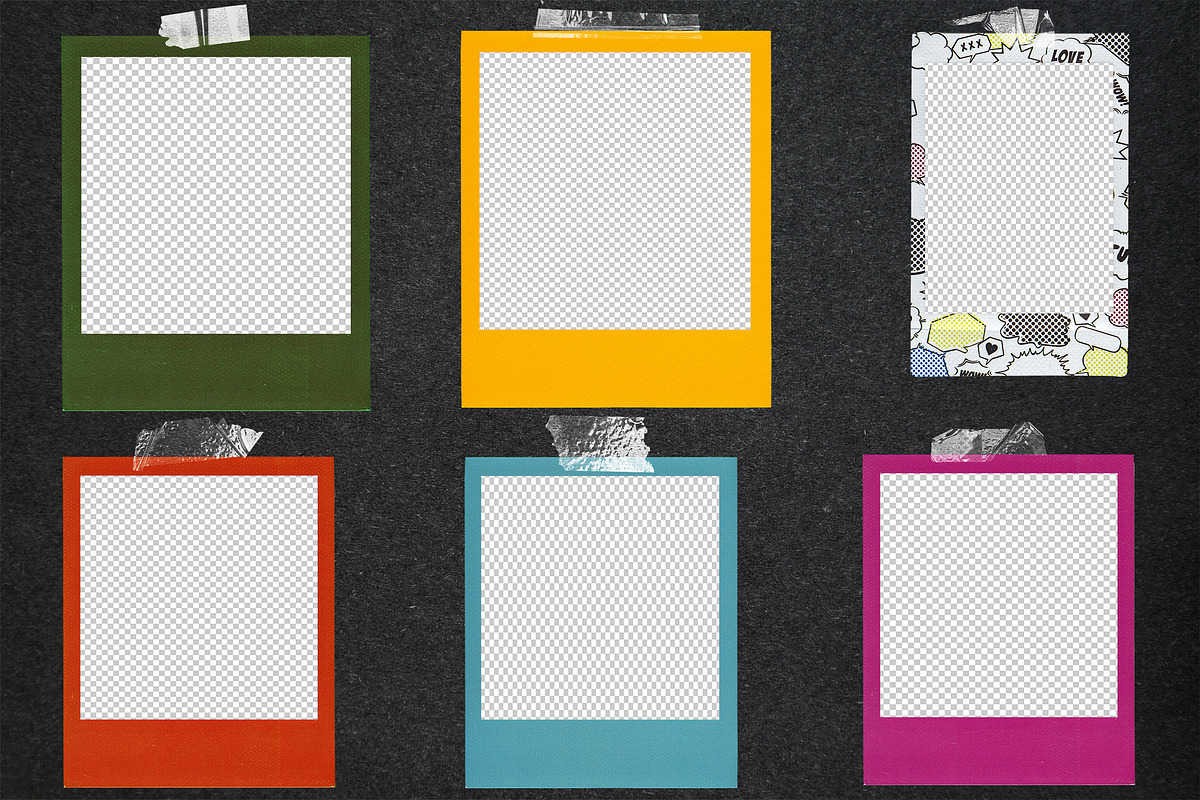 15 Instax Photo Polaroid Film Frames, an Object Graphic by smishura (Photo 5 of 6)