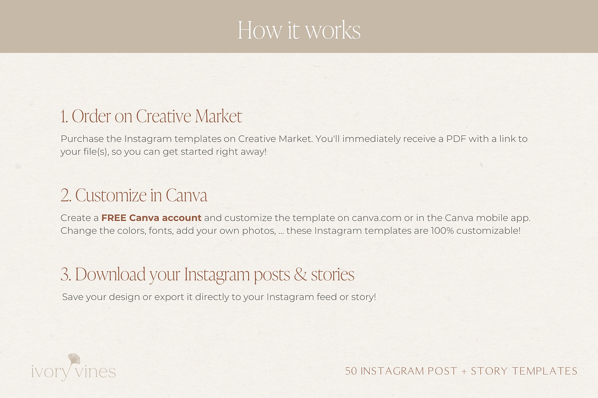 Neutral photography Instagram bundle, a Social Media Template by Wonderlik Webdesign (Photo 11 of 11)
