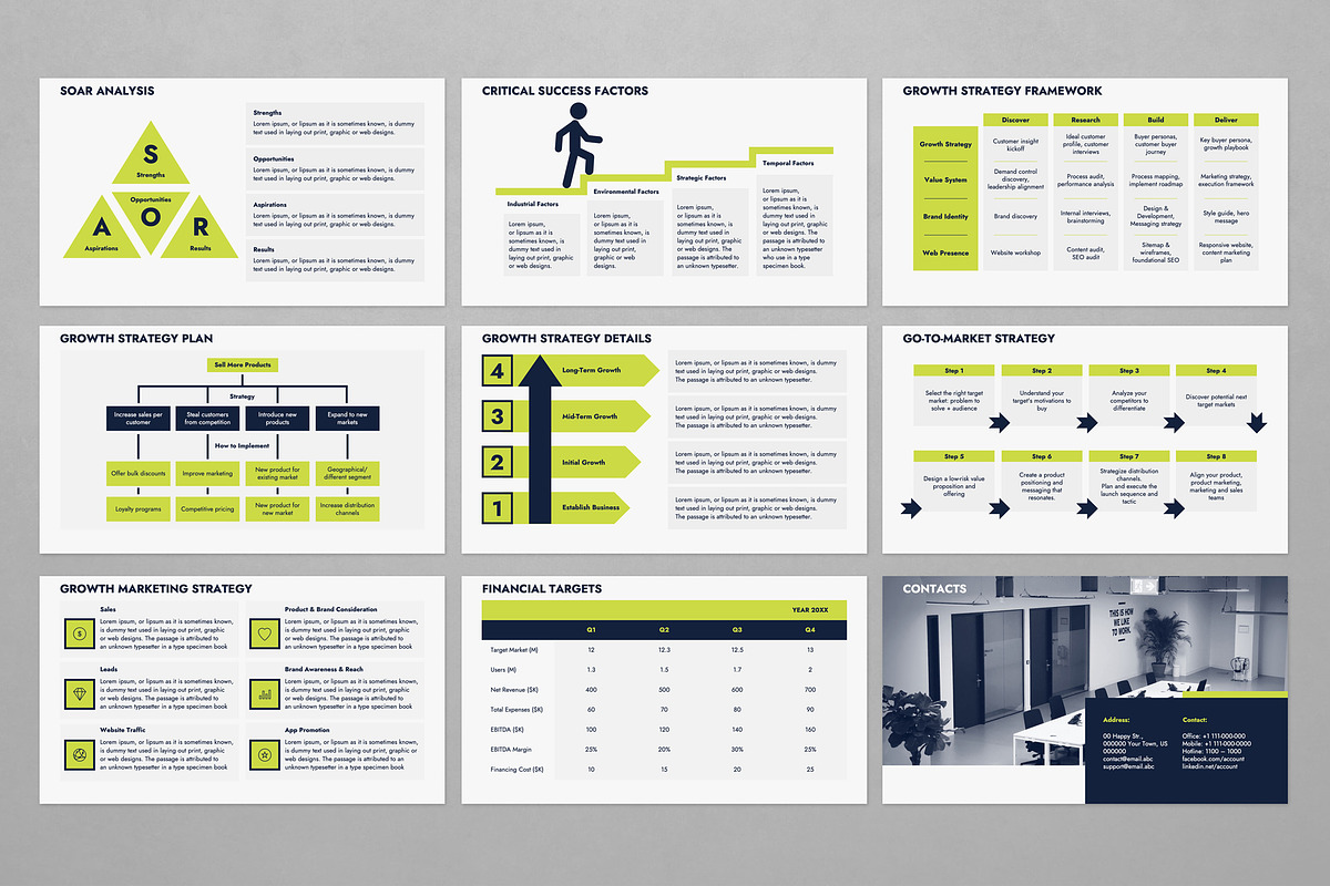 Strategy Report - Canva PPT GS KEY, a Presentation Template by JetzTemplates (Photo 5 of 6)