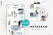 CANVA BUNDLE| Instagram puzzle templ, a Social Media Template by CreativeFolks (Thumbnail 6 of 17)