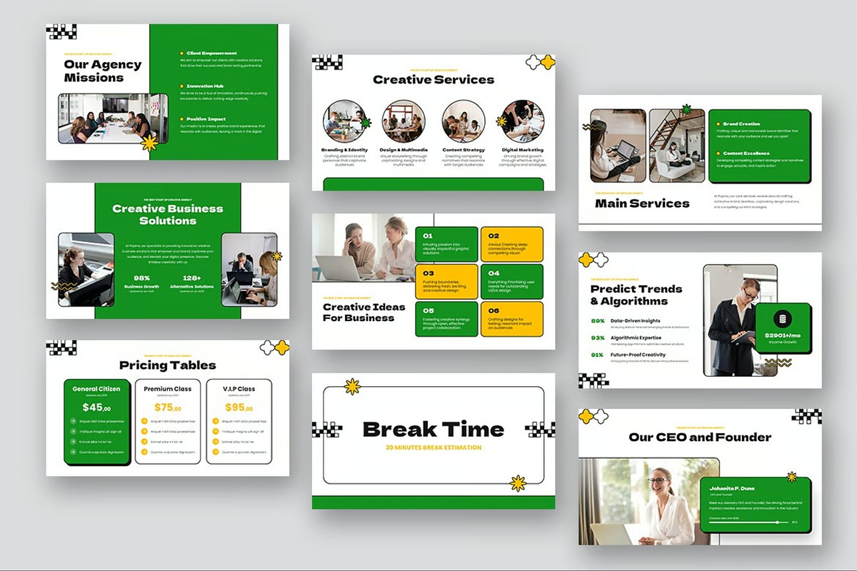 Start Up Creative Keynote Templates, a Presentation Template by Fit-tee (Photo 8 of 10)