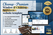 Window Cleaning Services HTML Theme, a HTML Template by Themeplaza (Thumbnail 1 of 6)