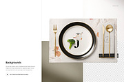 Placemat Napkin Plate Mockup, a Product Mockup by Creatsy (Thumbnail 7 of 9)