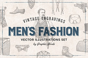Men's Fashion - Vintage Engravings, an Illustration by Graphic Goods (Thumbnail 1 of 7)