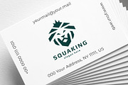 Squa King Lion Head Logo, a Branding & Logo Template by Design_Planet (Thumbnail 1 of 5)