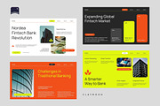 Fintech Bank Pitch Deck, a Presentation Template by Claymoon Lab (Thumbnail 3 of 7)