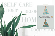 Self care, hobby, home & good mood, a Decorative Illustration by Skliarova (Thumbnail 2 of 14)