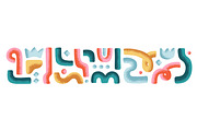 Abstract shapes and doodles set, an Object Illustration by PaperTrident (Thumbnail 4 of 5)