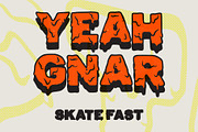 Toxic Font, a Sans Serif Font by Joshua Swain (Thumbnail 7 of 9)