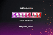 EMBERCLAWS, a Font by zamjumps (Thumbnail 1 of 9)